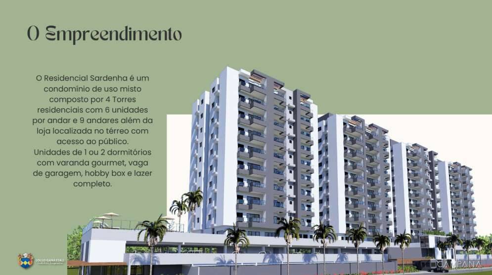 Apartamento à venda com 2 quartos - ,