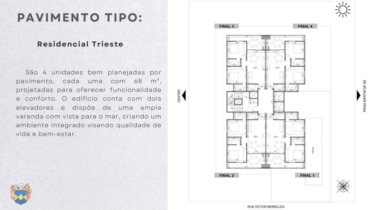  - Apartamento à venda, com 2 quartos, 68,95m²
